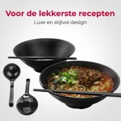 Dayshake Noodle Kom Set - 2 Sets - Noodles Ramen Servies - Noodle Bowl - Japanse Ramen Bowl -Serviesselectie Winkel 1200x1200 526
