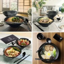 Dayshake Noodle Kom Set - 2 Sets - Noodles Ramen Servies - Noodle Bowl - Japanse Ramen Bowl -Serviesselectie Winkel 1200x1200 528