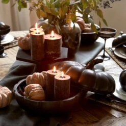 Riviera Maison Voorraadpot Met Deksel - Pumpkin Decoration Bowl - Zwart - Maat XL -Serviesselectie Winkel 1200x1200 546