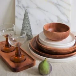 Khaya - Houten Kom Ø15 Cm - Voor Ontbijt, Soep & Matcha Thee - Duurzaam - Vegan -Serviesselectie Winkel 1200x1200 548