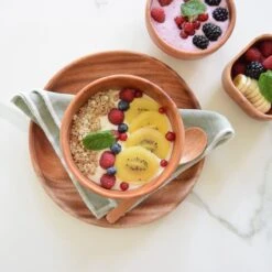 Khaya - Houten Kom Ø15 Cm - Voor Ontbijt, Soep & Matcha Thee - Duurzaam - Vegan -Serviesselectie Winkel 1200x1200 552