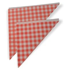 Papieren Frietzak XL - Rood Ruitje - Puntzak - Frietzakjes - Patatzak - 50 Stuks -Serviesselectie Winkel 1200x1200 563