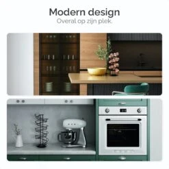 Goliving Eierrek - Eierhouder - Eiermand - Eieren Bewaren - Draaibaar - Ruimtebesparend - RVS - Zwart 13 Goliving Eierrek - Eierhouder - Eiermand - Eieren Bewaren - Draaibaar - Ruimtebesparend - RVS - Zwart -Serviesselectie Winkel 1200x1200 598