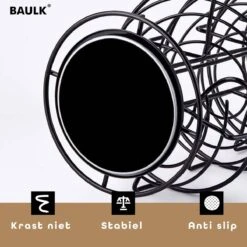 Eiermand – Eierrek – Eierhouder – Eieren – 360° - Zwart - Pasen - 39 Eieren - BAULK® -Serviesselectie Winkel 1200x1200 607