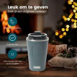 LaCardia Koffiebeker To Go Premium Blauw – Thermosbeker – Theebeker – 380ML – Herbruikbaar -Serviesselectie Winkel 1200x1200 641