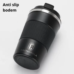 Castagnola Design RVS Koffiebeker To Go - Zwart - 380ml - Thermosbeker - Theebeker -Serviesselectie Winkel 1200x1200 663