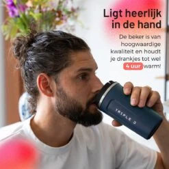 Triple J® Koffiebeker To Go - Thermosbeker - BPA & Lekvrij - 510ml - Blauw -Serviesselectie Winkel 1200x1200 681