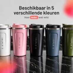 Triple J® Koffiebeker To Go - Thermosbeker - BPA & Lekvrij - 510ml - Groen 12 Triple J® Koffiebeker To Go - Thermosbeker - BPA & Lekvrij - 510ml - Groen -Serviesselectie Winkel 1200x1200 701