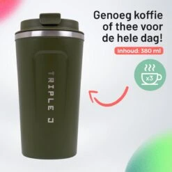 Triple J® Koffiebeker To Go - Thermosbeker - BPA & Lekvrij - 510ml - Groen 15 Triple J® Koffiebeker To Go - Thermosbeker - BPA & Lekvrij - 510ml - Groen -Serviesselectie Winkel 1200x1200 704
