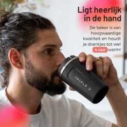 Triple J® Koffiebeker To Go - Thermosbeker - BPA & Lekvrij - 380ml - Zwart 10 Triple J® Koffiebeker To Go - Thermosbeker - BPA & Lekvrij - 380ml - Zwart -Serviesselectie Winkel 1200x1200 752