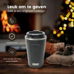 LaCardia Koffiebeker To Go Premium Zwart – Thermosbeker – Theebeker – 380ML – Herbruikbaar 14 LaCardia Koffiebeker To Go Premium Zwart – Thermosbeker – Theebeker – 380ML – Herbruikbaar -Serviesselectie Winkel 1200x1200 757