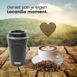 LaCardia Koffiebeker To Go Premium Zwart – Thermosbeker – Theebeker – 380ML – Herbruikbaar 17 LaCardia Koffiebeker To Go Premium Zwart – Thermosbeker – Theebeker – 380ML – Herbruikbaar -Serviesselectie Winkel 1200x1200 758