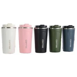 Koffiebeker To Go | Lekvrije Thermosbeker | Thermosfles | RVS Reisbeker | Dubbelwandige Travel Mug | 380 Ml | Zwart -Serviesselectie Winkel 1200x1200 835
