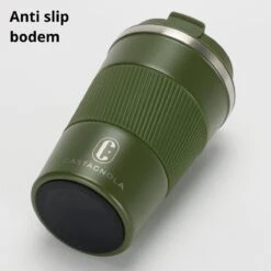 Castagnola Design RVS Koffiebeker To Go - Groen - 380ml - Thermosbeker - Theebeker -Serviesselectie Winkel 1200x1200 913