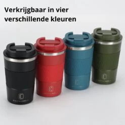 Castagnola Design RVS Koffiebeker To Go - Groen - 380ml - Thermosbeker - Theebeker -Serviesselectie Winkel 1200x1200 917