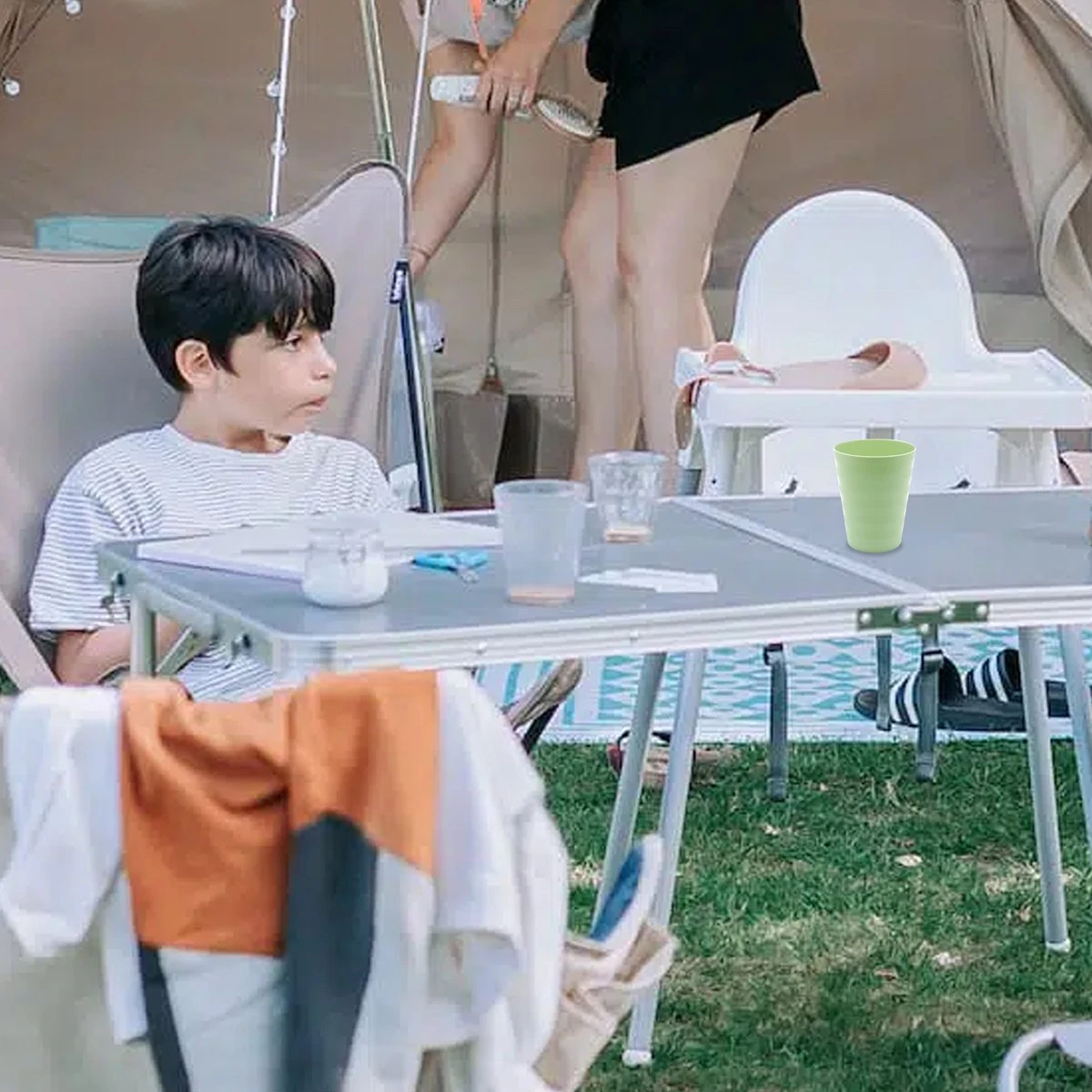 Luxe Herbruikbare Drinkbekers Van In Round – 5 Stuks – Groen – Plastic / Kunststof – Drinkbeker Voor Volwassenen En Kinderen – Alternatief Voor Wegwerp Bekers – Drink Beker – Limonadeglazen Sapglazen – Camping Servies – Onbreekbare Glazen – Beerpong 8 Luxe Herbruikbare Drinkbekers Van In Round – 5 Stuks – Groen – Plastic / Kunststof – Drinkbeker Voor Volwassenen En Kinderen – Alternatief Voor Wegwerp Bekers – Drink Beker – Limonadeglazen Sapglazen – Camping Servies – Onbreekbare Glazen – Beerpong - Afbeelding 8