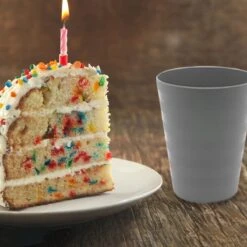 In Round Herbruikbare Plastic Drink Bekers – 10 Stuks – Grijs -Serviesselectie Winkel 1200x1200 959