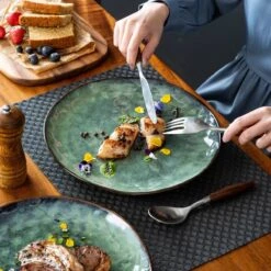 Serviesset 8 Personen - 24 Delig - Handgemaakt Keramiek - Vancasso Groen -Serviesselectie Winkel 1200x1200 99