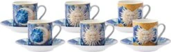 Karaca - Astrologisch Coffee Cup Set Voor 6 - Romantische Koffieliefhebbers - Espresso Mokken Set - Espresso Mok - Turkse Koffie - Valentijn Cadeau - Gift Box -Serviesselectie Winkel 1200x362
