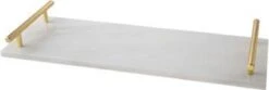 Cosy&Trendy Marmeren Dienblad Met Gouden Handvaten - 40 X 14 Cm -Serviesselectie Winkel 1200x403