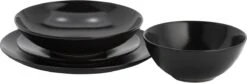 Lite-Body - Serviesset Hermes - 6 Personen - 24 Delig - Rond - Zwart Mat -Serviesselectie Winkel 1200x404