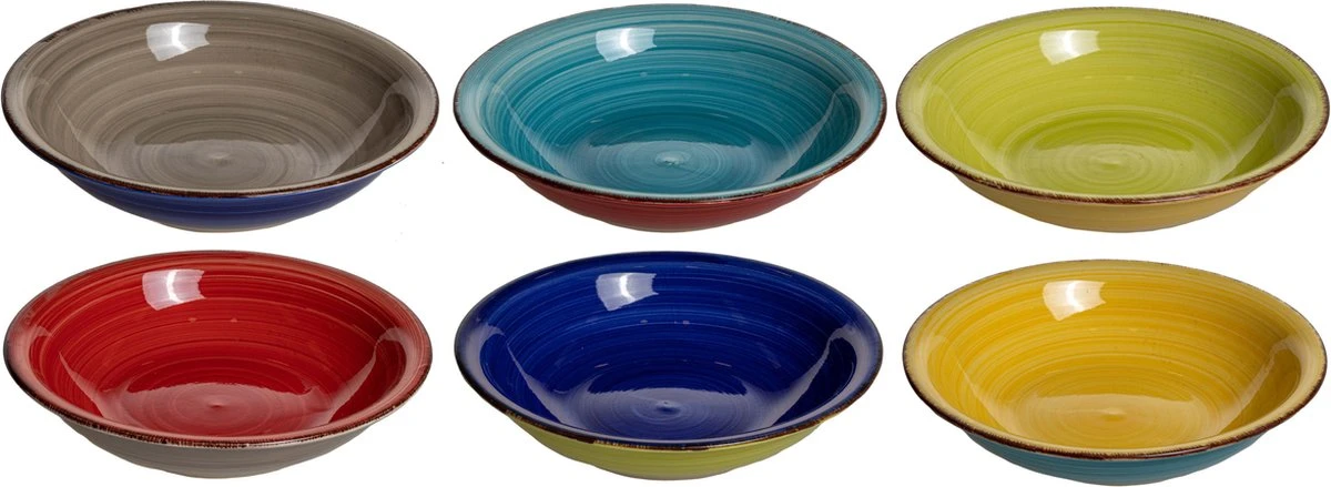 Imperial Kitchen Serviesset Malaga - Geschikt Voor 6 Personen - 18 Delig 2 Imperial Kitchen Serviesset Malaga - Geschikt Voor 6 Personen - 18 Delig - Afbeelding 2