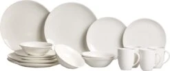 Vtwonen Serviesset - Wit - Porselein - 16-Delig