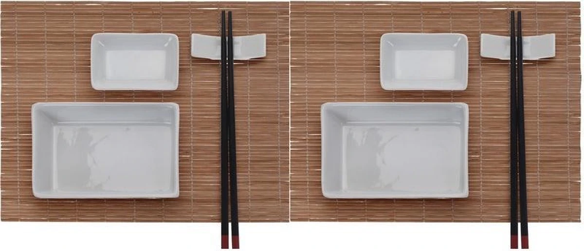 Merkloos 10 Delige Sushi Set Voor 2 Personen - Sushi Eetset 10-delig 1 Merkloos 10 Delige Sushi Set Voor 2 Personen - Sushi Eetset 10-delig