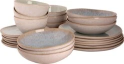 Palmer Serviesset Light Blue Sea Stoneware 6-persoons 24-delig Blauw -Serviesselectie Winkel 1200x621