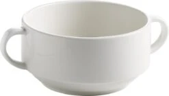 Maxwell & Williams White Basics Round - Soepkom Stapelbaar - 410 Ml - 11,5 X 11,5 X 6 Cm