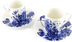 Espresso Set, Delfts Blauwe Vogels, Rijksmuseum -Serviesselectie Winkel 1200x696 1