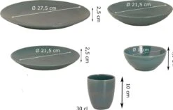 Mammoet Serviesset Spirit Stoneware 6-persoons 30-delig Groen 10 Mammoet Serviesset Spirit Stoneware 6-persoons 30-delig Groen -Serviesselectie Winkel 1200x766 1