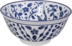 Tokyo Desig Studio - Mixed Bowls - Blue Designs - 15x7 Cm, 550 Ml - Set Van 4 Kommen In Luxe Geschenkdoos -Serviesselectie Winkel 1200x770 3