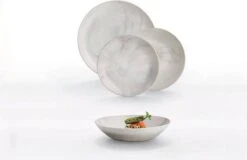 Luminarc Diwali Marble Serviesset - 18 Delig - Graniet Marmer Look - Cadeau Voor Man - Cadeau Voor Vrouw - Kerstcadeau -Serviesselectie Winkel 1200x777