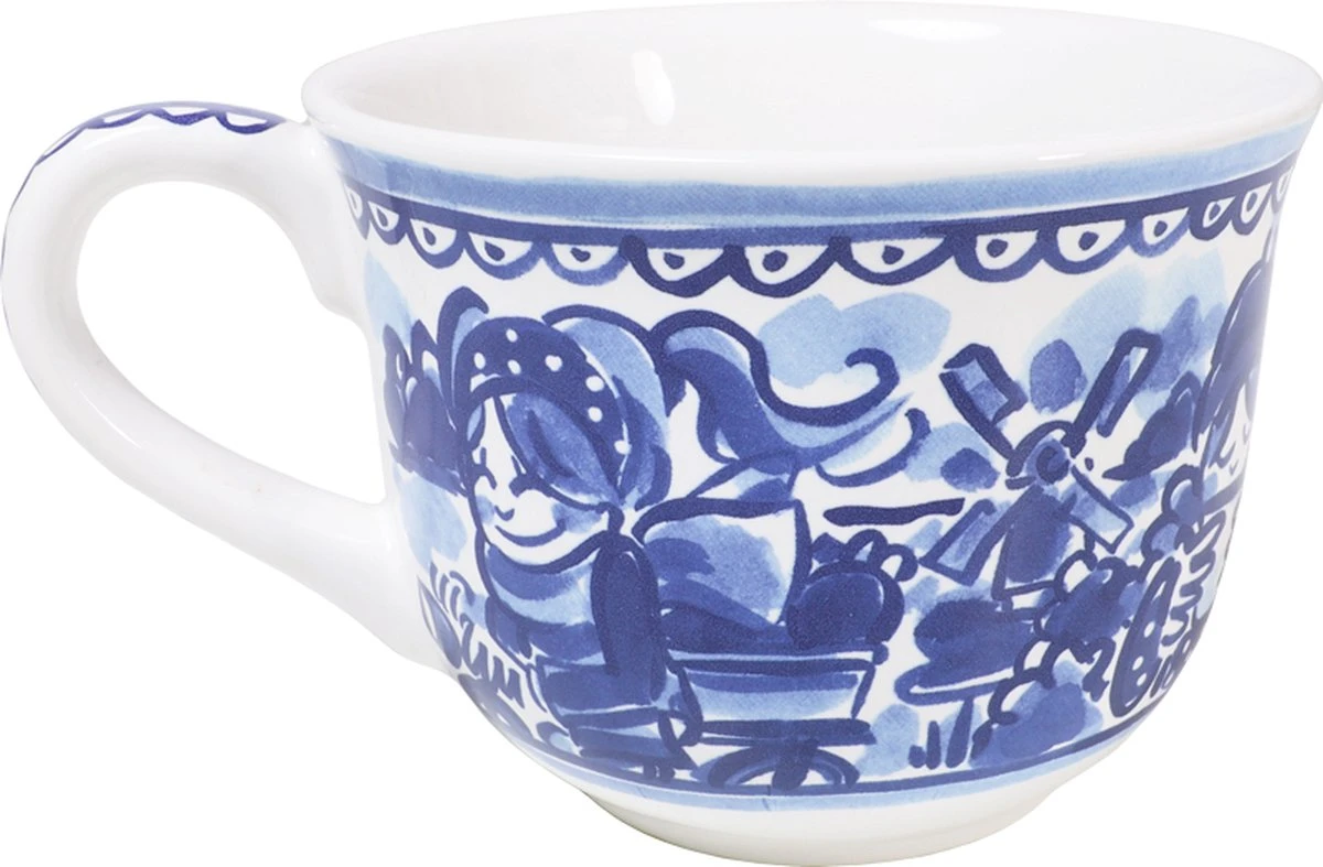 Blond Amsterdam, Delfts Blond: Soep Kom Winter 14cm 3 Blond Amsterdam, Delfts Blond: Soep Kom Winter 14cm - Afbeelding 3