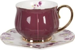 Clayre & Eef Kop En Schotel Set Van 6 250 Ml Meerkleurig Porselein Rond Bloemen Servies Cadeau Voor Haar Cappuccino 15 Clayre & Eef Kop En Schotel Set Van 6 250 Ml Meerkleurig Porselein Rond Bloemen Servies Cadeau Voor Haar Cappuccino -Serviesselectie Winkel 1200x792 3