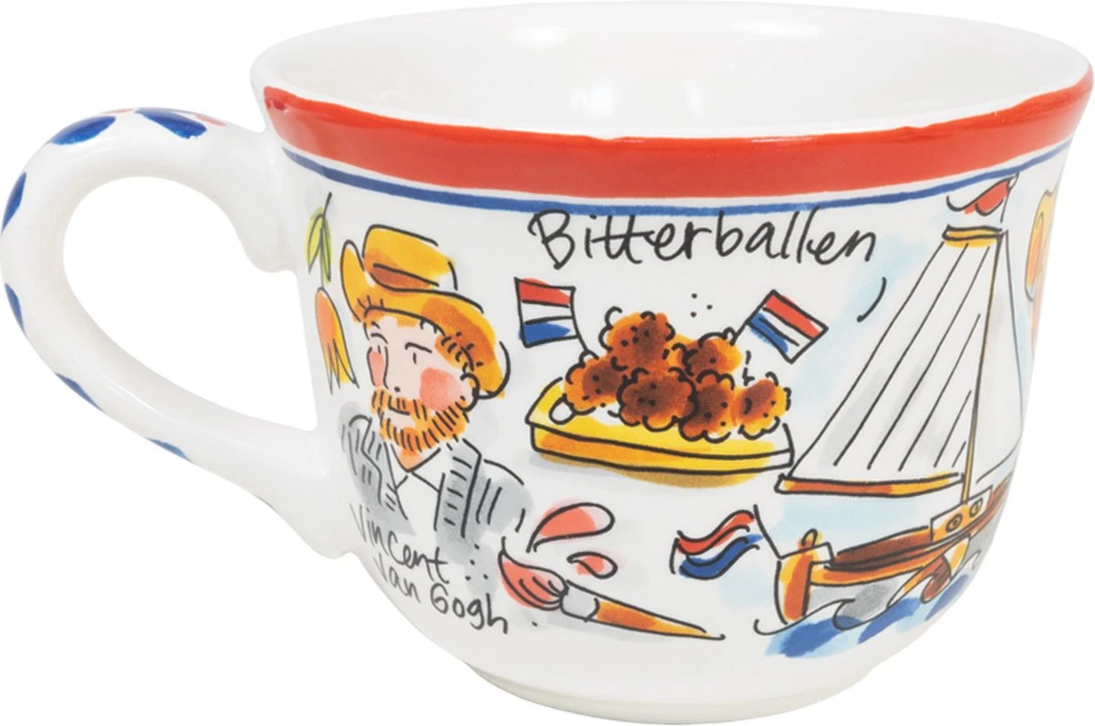 Blond Amsterdam Specials Hollands Glorie Soepkom Met Oor ø14cm 2 Blond Amsterdam Specials Hollands Glorie Soepkom Met Oor ø14cm - Afbeelding 2