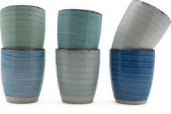 Koffiekopjes - Set Van 6 - 160ML - Allen Unieke Kleur - Koffiemok - Espresso Mok - Ocean Blue -Serviesselectie Winkel 1200x797 1