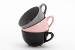 Lite-Body Hermes Soepkom Met Oor - Set Van 6 Stuks - 12 Cm/30 Cl - Aardewerk - Zwart Mat -Serviesselectie Winkel 1200x800 140