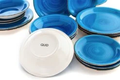 Quid | 18-delige Bordenset | Aardenwerk Bordenset | Vita Azul | Blauw -Serviesselectie Winkel 1200x800 48