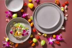 Palmer Serviesset Sandy Loam Stoneware 6-persoons 24-delig Grijs -Serviesselectie Winkel 1200x802