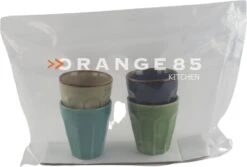 Orange85 Cappuccino Mokken - 4 Stuks - 250 Ml - Porselein - Hittebestendig - Keuken - Accessoires - Cappuccino Glazen - Cappuccino Kopjes - Latte Macchiato Glazen -Serviesselectie Winkel 1200x809 1