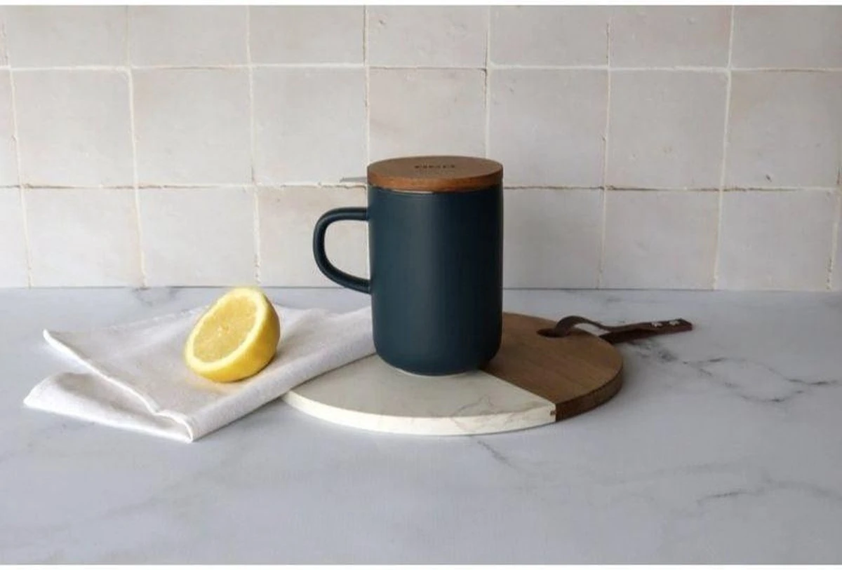 OGO Living - Theemok Met Zeef En Deksel - Blauw 475 Ml 3 OGO Living - Theemok Met Zeef En Deksel - Blauw 475 Ml - Afbeelding 3