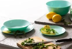 Luminarc Diwali Serviesset - 19-delig - 6 Persoons - Turquoise -Serviesselectie Winkel 1200x820