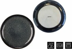 Palmer Serviesset Eccentric Stoneware 6-persoons 24-delig Blauw -Serviesselectie Winkel 1200x822 1