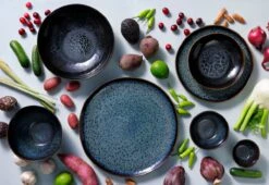 Palmer Serviesset Eccentric Stoneware 6-persoons 24-delig Blauw -Serviesselectie Winkel 1200x826 2