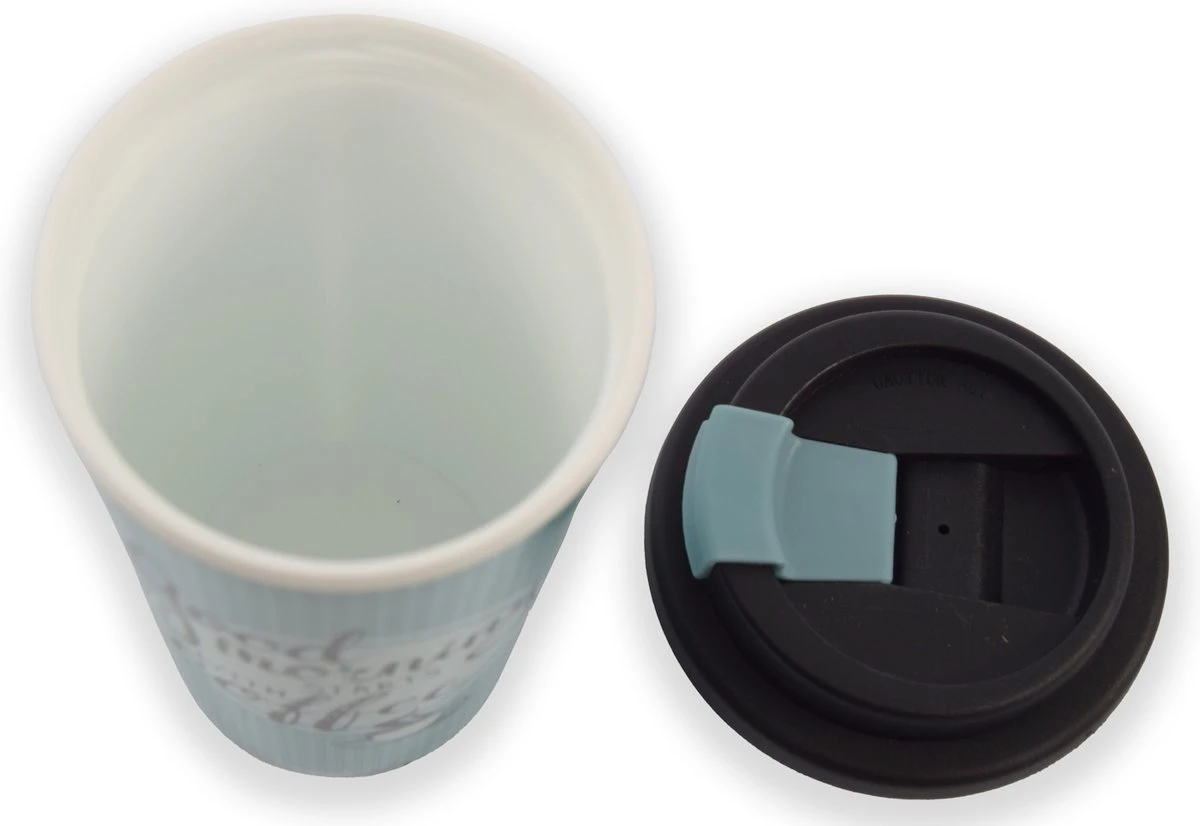 Travel Mug - 450 Ml - Koffiebeker To Go - Mok Koffie Of Thee - Reisbeker, Koffiebeker - Coffee To Go Beker - CRUISING TRAVEL MUG - To-Go Beker GOODMORNING Kleine Formaat 2 Travel Mug - 450 Ml - Koffiebeker To Go - Mok Koffie Of Thee - Reisbeker, Koffiebeker - Coffee To Go Beker - CRUISING TRAVEL MUG - To-Go Beker GOODMORNING Kleine Formaat - Afbeelding 2