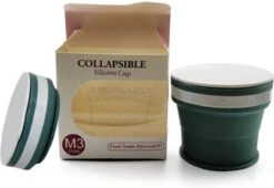 HK-Goodies - Opvouwbare Beker - Koffiebeker To Go- Herbruikbaar - Wasbaar - 170 ML - Beker To Go - Groen -Serviesselectie Winkel 1200x826 6