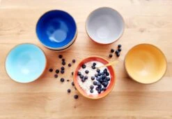 Vivi Oggi - Kom - Ontbijtkom - Kommen Set Van 6 - Ø 14cm - Kleurrijk - Italië -Serviesselectie Winkel 1200x828 4