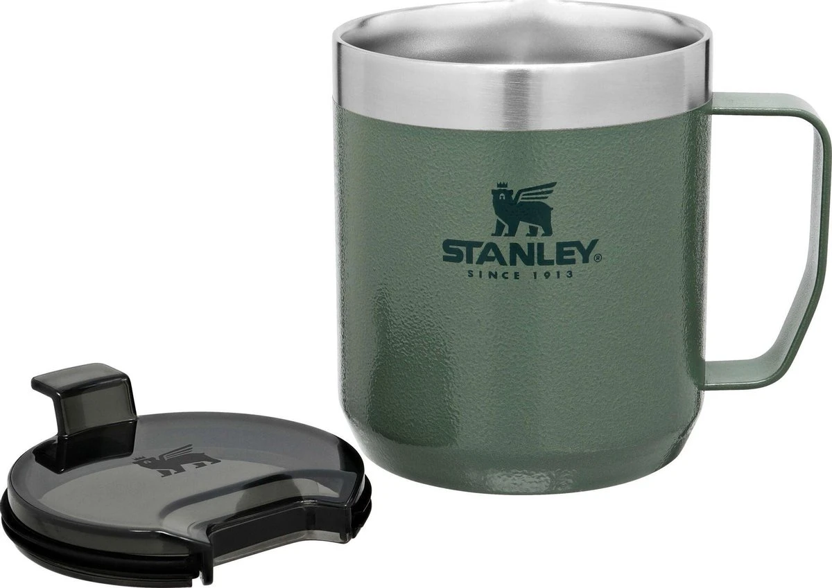 Stanley The Legendary Camp Mug 0,35L - Beker - Hammertone Green 2 Stanley The Legendary Camp Mug 0,35L - Beker - Hammertone Green - Afbeelding 2